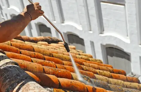 Nettoyage de toitures - Caulnes